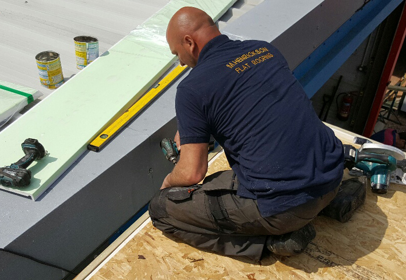 Roofing installation for residential property